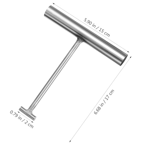 HEATSHAKING Robuster Schachtdeckelheber aus Edelstahl Kanaldeckelhaken für Abfluss und Schachtabdeckung Leichtes Hebewerkzeug mit Rutschfestem Griff für Sicheres Heben und Entfernen HEATSHAKING Robuster Schachtdeckelheber aus Edelstahl Kanaldeckelhaken für Abfluss und Schachtabdeckung Leichtes Hebewerkzeug mit Rutschfestem Griff für Sicheres Heben und Entfernen von HEATSHAKING
