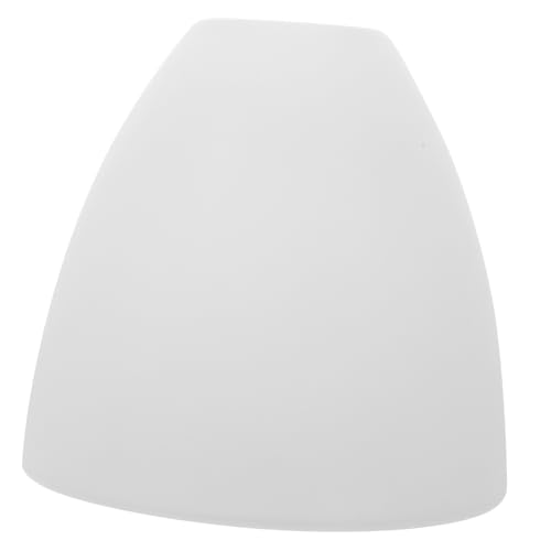 HEATSHAKING Schraubglas Lampenschirm Weiß Satin Mittelöffnung Dekorative Glas Lampenabdeckung für Deckenleuchte Wandlampe Kronleuchter Stilvoller Ersatzschirm für Zuhause von HEATSHAKING