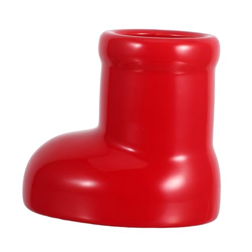 HEATSHAKING Schuhvase Aus Keramik Für Blumen Vintage Stiefel-blumenvase Als Tischdekoration Für Wohnzimmer Küche Und Saisonale Dekorationen HEATSHAKING Schuhvase Aus Keramik Für Blumen Vintage Stiefel-blumenvase Als Tischdekoration Für Wohnzimmer Küche Und Saisonale Dekorationen von HEATSHAKING