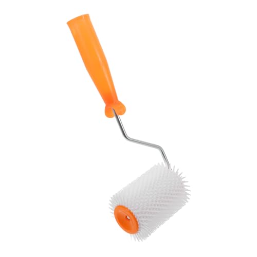 HEATSHAKING Selbstnivellierender Spiked Roller Luftblasenentferner für Selbstnivellierenden Estrich Ergonomischer Griff Langlebig und Praktisch für Bodenbeschichtungen von HEATSHAKING