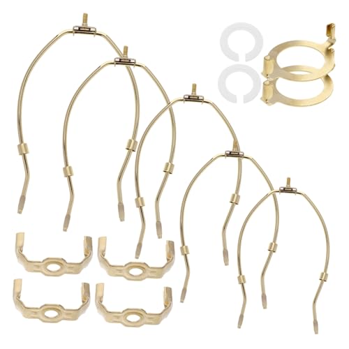 HEATSHAKING Verstellbares Metall lampenharfen Eisen Rostfrei und Robust Geeignet für Fassungen Lampenschirmhalter für Steh Tischlampen Langlebiges DIY beleuchtungszubehör von HEATSHAKING