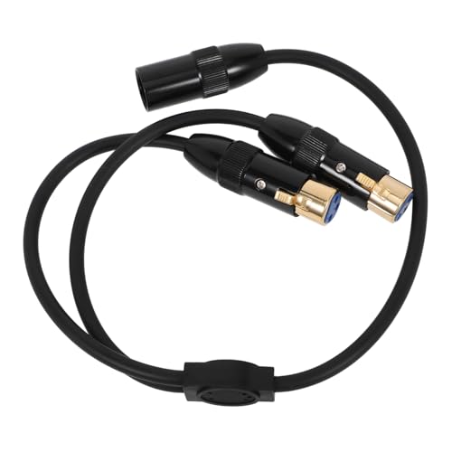HEATSHAKING Xlr Splitter Kabel Y Kabel Xlr Männlich Weibliche Pin Mikrofonadapter für Audioübertragung Reduzierte Signalverzerrung und Robuste Konstruktion von HEATSHAKING