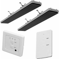 Heatstrip - Heizstrahler Design 2x 1500 Watt Wandheizstrahler Terrassenstrahler Infrarot Heatstrip - Heizstrahler Design 2x 1500 Watt Wandheizstrahler Terrassenstrahler Infrarot von HEATSTRIP