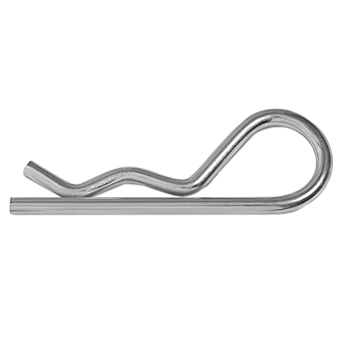 HEAVYTOOL Federstecker 6mm x 114mm einfach (10 Stück) Federvorstecker Federsplinte Federsplint Federstift von HEAVYTOOL