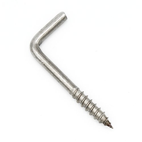 HEAVYTOOL Hakenschraube 3mm x 30mm Edelstahl [10 Stück] A2 AISI 304 von HEAVYTOOL