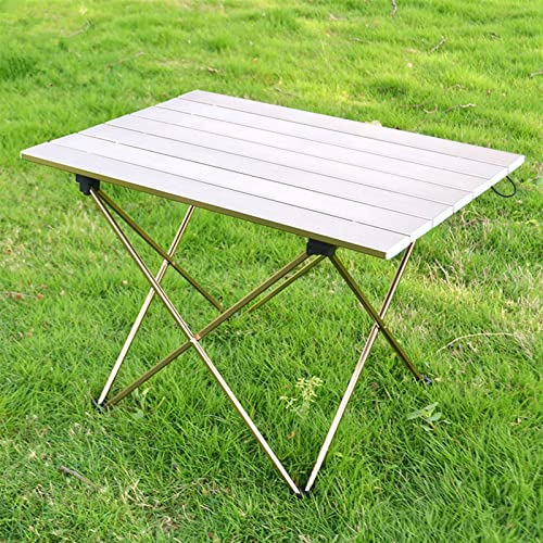 HEBBES Picknicktische Ultraleichter tragbarer Camping-Klapptisch im Freien Aluminiumlegierungs-Wandern-Picknick-Schreibtisch (Color : S) von HEBBES