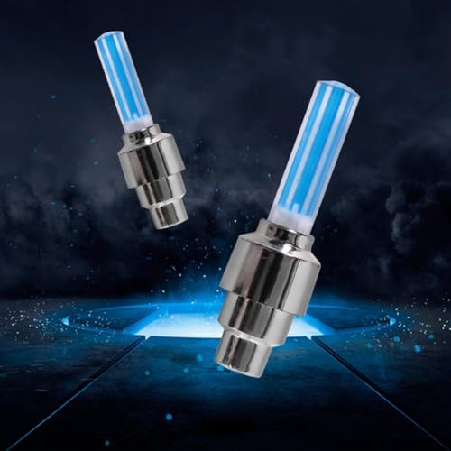 10 Stück Ventilschaft-Lichter für Auto Glow Wheel LED mit Bewegungsaktivierung für Fahrradräder, energieeffizient, 3 x AG10-Knopfbatterien betrieben (10 Stück, rot) von HEBEOT