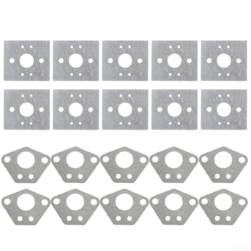 20 Stück Motordichtungssatz für Vergaser für CG430, für CG520, für BC430, für BC520 Essential Repair Parts von HEBEOT