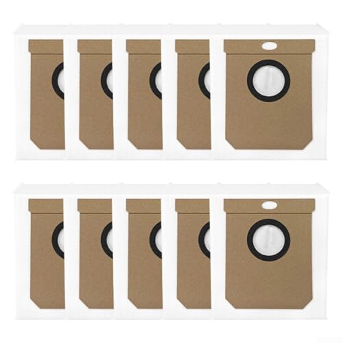 4/10 Ersatz-Staubsaugerbeutel für Conga 16090 AI SpinArm, innovatives Design mit automatischer Entleerung (10er-Pack) von HEBEOT