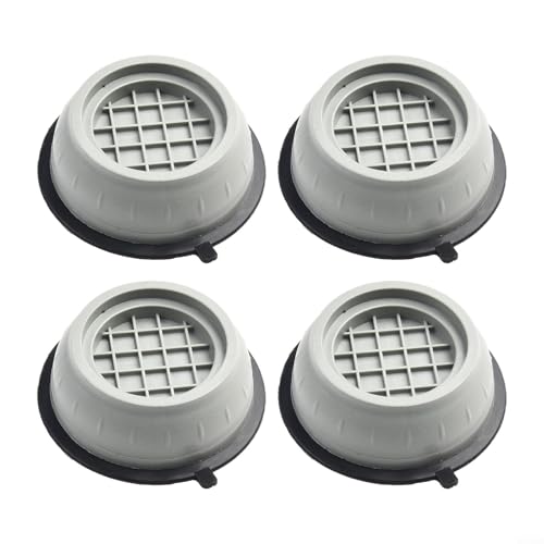 4 x Gummi-Pads für effektive Vibrationsdämpfung der Waschmaschine von HEBEOT