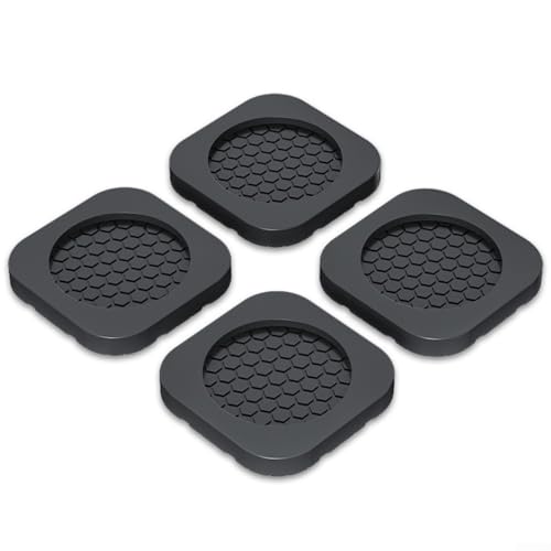 4 x vibrationsdämpfende Gummifüße, Anti-Rutsch-Matten für Waschmaschinen mit Bodensicherheitsfunktionen (4 Stück) von HEBEOT