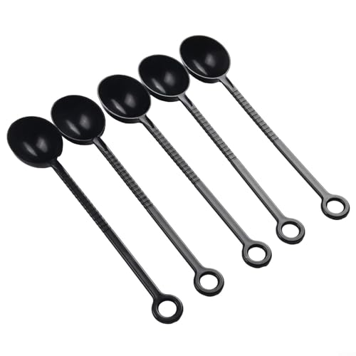 5-teiliges Messlöffel-Set für Kaffee und Fruchtpulver, aus lebensmittelechtem Kunststoff 5-teiliges Messlöffel-Set für Kaffee und Fruchtpulver, aus lebensmittelechtem Kunststoff von HEBEOT