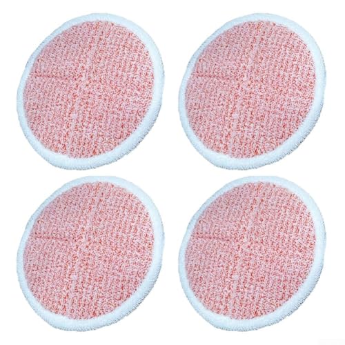 6 Stück Wischmopp-Pads Heavy Duty Scrub 2124 2039A kompatibel mit Bissell Hartmopp-Reinigern für intensive Schmutz- und Dreckentfernung auf harten Böden (4 Stück) von HEBEOT