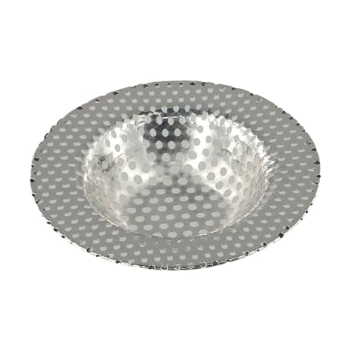 Abflusssieb aus Edelstahl, perfekt für Küchenspülen und Badewannen, um Verstopfungsprobleme zu verhindern (9 cm) von HEBEOT
