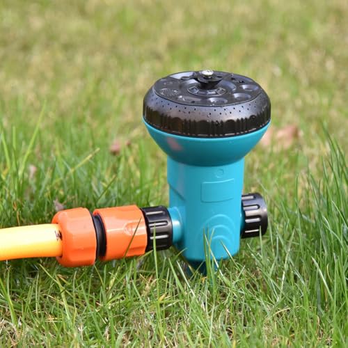 Automatischer Rasensprenger mit 360 Grad Drehung für Garten und Außenbereich (B) von HEBEOT