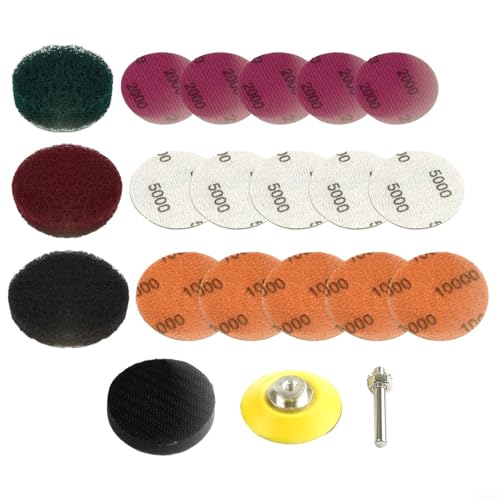 DIY Scheinwerfer-Reinigungs- und Restaurierungs-Set für elektrische Bohrmaschine, entfernt Dunst und Verfärbungen DIY Scheinwerfer-Reinigungs- und Restaurierungs-Set für elektrische Bohrmaschine, entfernt Dunst und Verfärbungen von HEBEOT