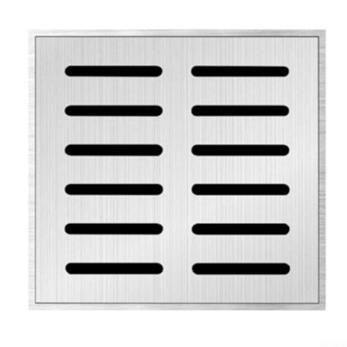 Edelstahl-Ablaufrost für den Außenbereich, effektives Design, um verschiedene Entwässerungsbedürfnisse zu erfüllen (300 x 300 x 20 x 2 mm) von HEBEOT