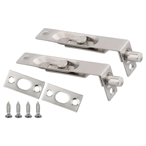 Federbelastetes Design in diesem Set aus zwei Edelstahl-Tür-Bündelbolzen für Komfort Federbelastetes Design in diesem Set aus zwei Edelstahl-Tür-Bündelbolzen für Komfort von HEBEOT