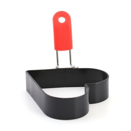 Für Eierkocher Ring mit hitzebeständigem Design für sicheres Kochen und Handhabung (Herzform) von HEBEOT