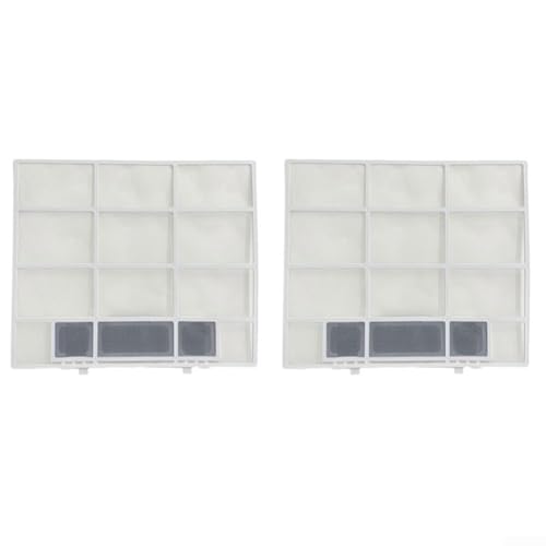 Für Midea Klimaanlagen-Staubschutznetz, 2 Stück Filterzubehör für effektive Staubprävention und Leistungssteigerung (32 x 27,5 cm) von HEBEOT