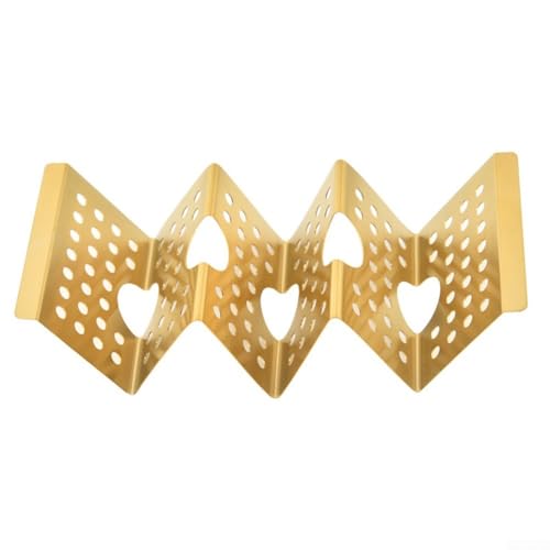 Für Outdoor-Taco-Gestell aus rostbeständigem Edelstahl, gebaut, um viele Versammlungen zu halten (Gold) von HEBEOT