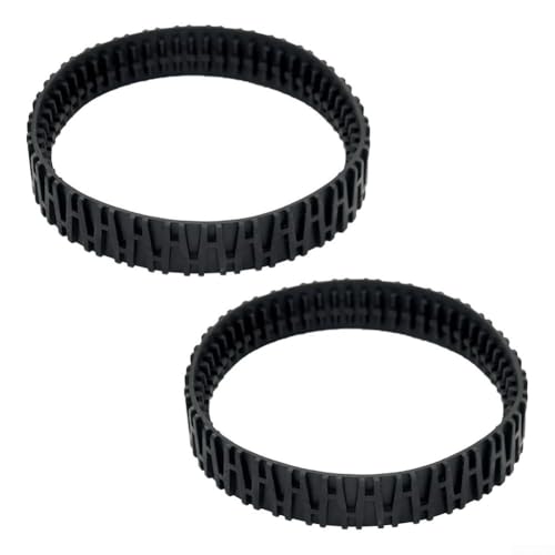 HEBEOT 2 Stück Poolreiniger Track Pool Reinigung Kehrschiene für Polaris Saugseite Poolreiniger R0916500 Gummi Ersatz Zubehör (2 Stück) von HEBEOT