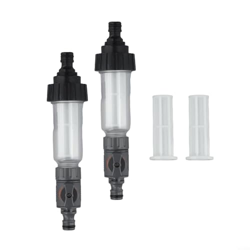 HEBEOT 2er Set Wasserfilter für Wohnmobile mit Ersatzsieb, Wasserfilter, Wohnmobil Ausrüstung für Wohnmobile, Wohnwagen und Yachten von HEBEOT