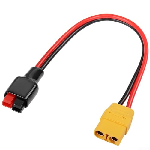 HEBEOT 30 A 12 AWG Solarmodul-Verlängerungskabel für XT90-Stecker, 30 cm Hochleistungsstrom für tragbaren Generator und Energiespeichersystem HEBEOT 30 A 12 AWG Solarmodul-Verlängerungskabel für XT90-Stecker, 30 cm Hochleistungsstrom für tragbaren Generator und Energiespeichersystem von HEBEOT