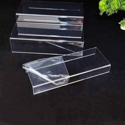 HEBEOT Acryl-Regalsystem, perfekt geeignet für die Organisation von Kuchen und Figuren mit einem modernen Touch zu Ihrer Einrichtung (25 x 9 x 3 cm) von HEBEOT