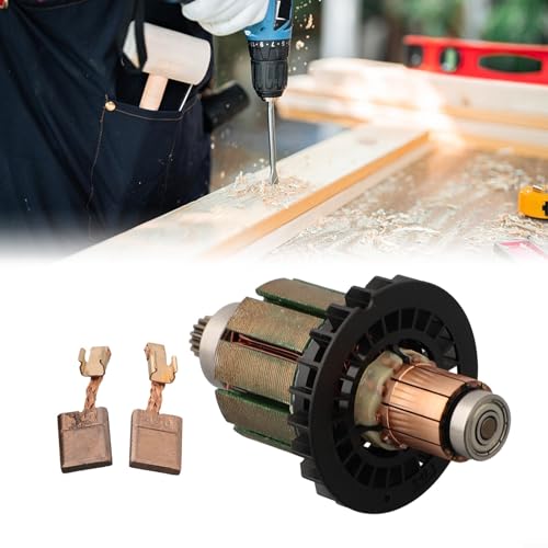 HEBEOT Anker mit 2 Kohlebürsten für DDF482 DHP482 DHP482RAE DHP482Z DDF482RME DHP482RME DDF482RFE DDF482Z HEBEOT Anker mit 2 Kohlebürsten für DDF482 DHP482 DHP482RAE DHP482Z DDF482RME DHP482RME DDF482RFE DDF482Z von HEBEOT