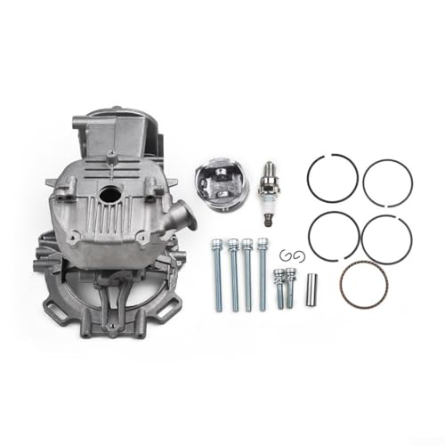 HEBEOT Befestigungsschraube, Kettensägen-Teile Zylinderkopf-Kolbenmotor-Kit Ersatz 10100-Z3F-405 90009-Z0H-003 für GX35 GX35NT Rasenmäher-Motorteil von HEBEOT