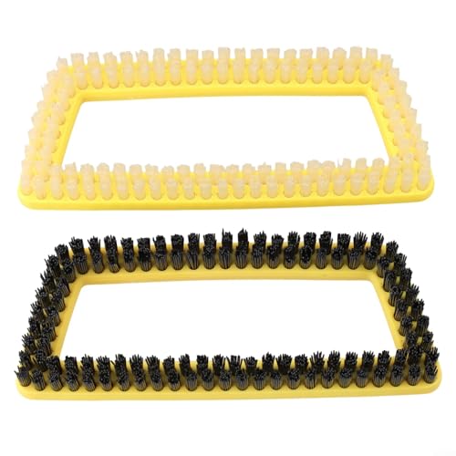 HEBEOT Bürstenkopf für Kärcher SC1-5 Serie SC1-5 CTK1020 hohe Härte, abnehmbarer Bürstenkopf aus Nylon, die sich nicht leicht biegen lassen (transparent + schwarz) von HEBEOT