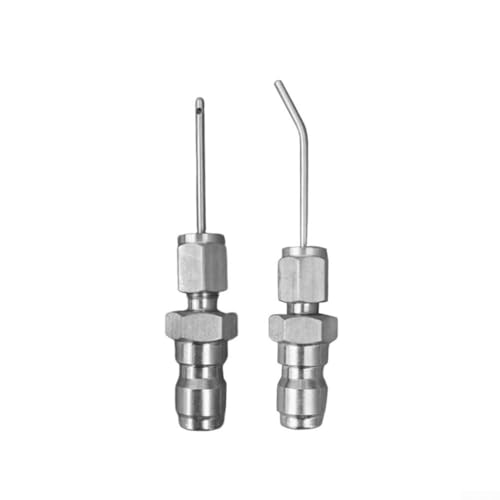 HEBEOT Hochdruck-Reinigungsmaschine Wasserdüsenspitzen Nadeldüsen-Set Hochdruckreiniger Sprühdüsen Spitze für Zuhause Auto Deck Reinigung 225 mm/75 mm (kurz) von HEBEOT