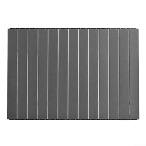 HEBEOT Leichte Aluminium-Legierung Wagon Cart Tischplatte Tischplatte Tischplatte Abdeckung maximale Tragfähigkeit Outdoor Camping Auto Tisch Board (20,3 cm schwarz) von HEBEOT