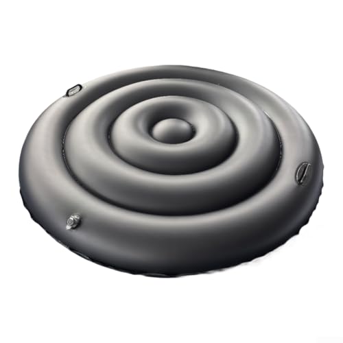 HEBEOT Poolabdeckung, PVC, aufblasbare thermische Abdeckung, rund, gegen Regen, Tiere oder Schmutz, für aufblasbare Pools und oberirdische Pools (145 cm kreisförmig) von HEBEOT