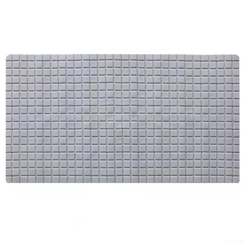 HEBEOT Rutschfeste Badematte aus PVC, mit Vakuum-Saugnäpfen und einer dichten Anordnung von Drainagelöchern, 38 x 71 cm von HEBEOT