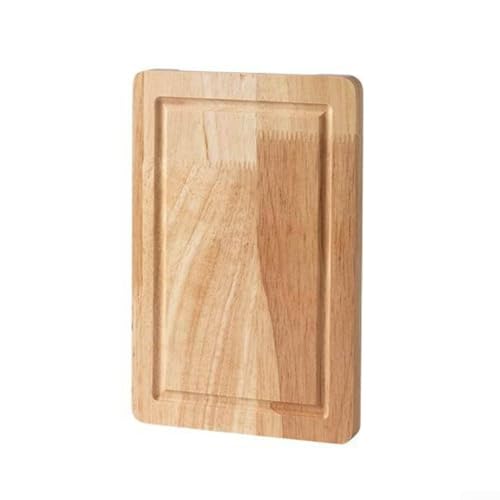 HEBEOT Schneidebrett Aus Holz Eiche Schneidebrett Set Haushalt Schneidebrett Küche Obst Pizzabrett Massivholz Holzbrett Küche Schneidebrett-Set Vielseitige Küchenwerkzeuge(klein) von HEBEOT