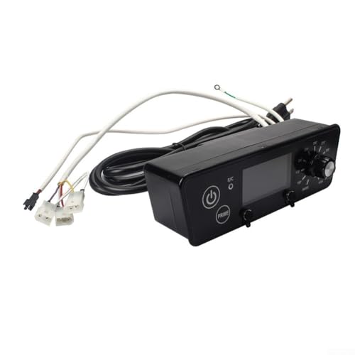 HEBEOT Vertikaler Pellet-Grill-Controller, LCD-Display, Temperaturregelungsplatine für PitBoss PBV3P1 PBV4PS1 PBV5P1 Serie Ersatz (Controller) von HEBEOT