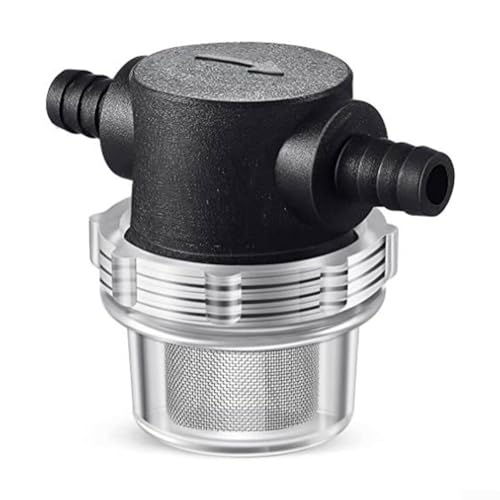 HEBEOT Wasserpumpe Filter Inline Sieb Wasserleitung Bewässerungsfilter für Einlasswasser Transparent Mesh Sieb Bewässerung von HEBEOT