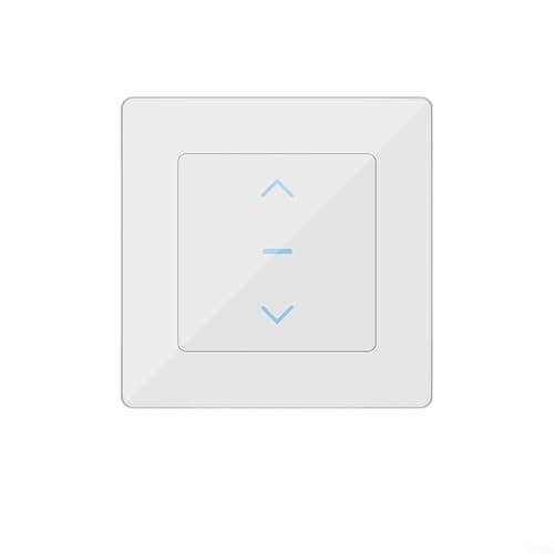 HEBEOT WiFi Rollladen - Schalter, Rollladen - Zeitschaltuhr WiFi Doodle - Rolladenschalter Vorhang Jalousienschalter Timer 50 * 50 * 30 mm (weiß) von HEBEOT
