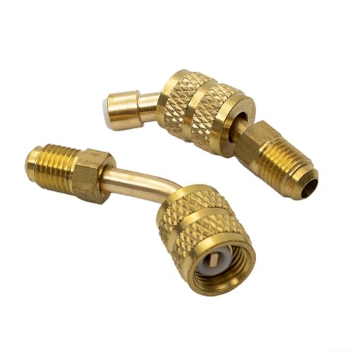 HVAC Service Tools R410A Adapter von 5/16 Buchse auf 1/4 Stecker, inklusive Dichtungspaar von HEBEOT