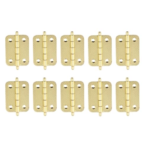 Mini-Metallscharniere für Türen und Schränke mit einer rostbeständigen, galvanisierten Oberfläche, hergestellt aus Zinklegierung für Haltbarkeit und Stabilität bei der Installation mit Schrauben Mini-Metallscharniere für Türen und Schränke mit einer rostbeständigen, galvanisierten Oberfläche, hergestellt aus Zinklegierung für Haltbarkeit und Stabilität bei der Installation mit Schrauben von HEBEOT