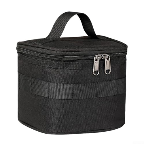 Platzsparendes, tragbares Gewürz-Set, perfekt geeignet für alle Ihre kulinarischen Abenteuer im Freien bei Picknicks oder Grillabenden (schwarz) von HEBEOT