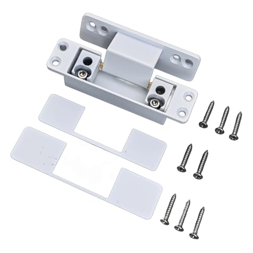 Schlankes Design, unsichtbare Aluminium-Scharniere, perfekt geeignet für schmale Glastüren und Holztore, Weiß Schlankes Design, unsichtbare Aluminium-Scharniere, perfekt geeignet für schmale Glastüren und Holztore, Weiß von HEBEOT