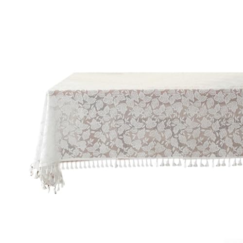 Schöne florale Spitzentischdecke im Vintage-Design, um Ihren Essbereich mit Stil zu bereichern (A) von HEBEOT