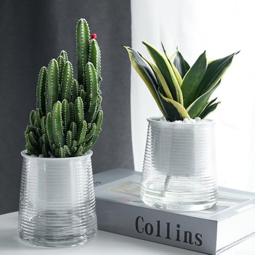 Stilvoller und funktionaler Blumentopf mit Wasserspeicher, perfekt für vielbeschäftigte Personen von HEBEOT
