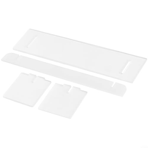 Transparenter Acryl-Leiterständer für kleine Objekte, einschließlich Schmuck, Sammlerstücke, Figuren, Spielzeug, geeignet für Büro, Zuhause, Theken und kreative Aufbewahrungsdisplays (eine Etage) von HEBEOT