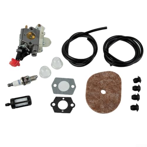 Vergaser für FS56RC FS70C FS70R FS70RC Kompatibles Teil 4144 120 0608 für Trimmer Motorsense FS40 FS50 FS56 FS70 Modelle mit Kraftstoffleitung und Dichtung von HEBEOT