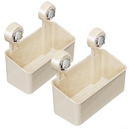 Werkzeug-Installation Duschregal mit Saugnäpfen für einfache Badezimmer-Organisation (2 Stück) von HEBEOT