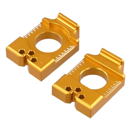 und leicht für Surron für Ultrabee Hinterachse Block Kettenversteller mit Feinmechanik (Gold) von HEBEOT